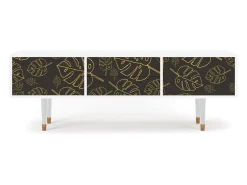 Online Mueble de TV - 170х59х48 cm - T4 - Fall Of The Leaves, Branco Bege