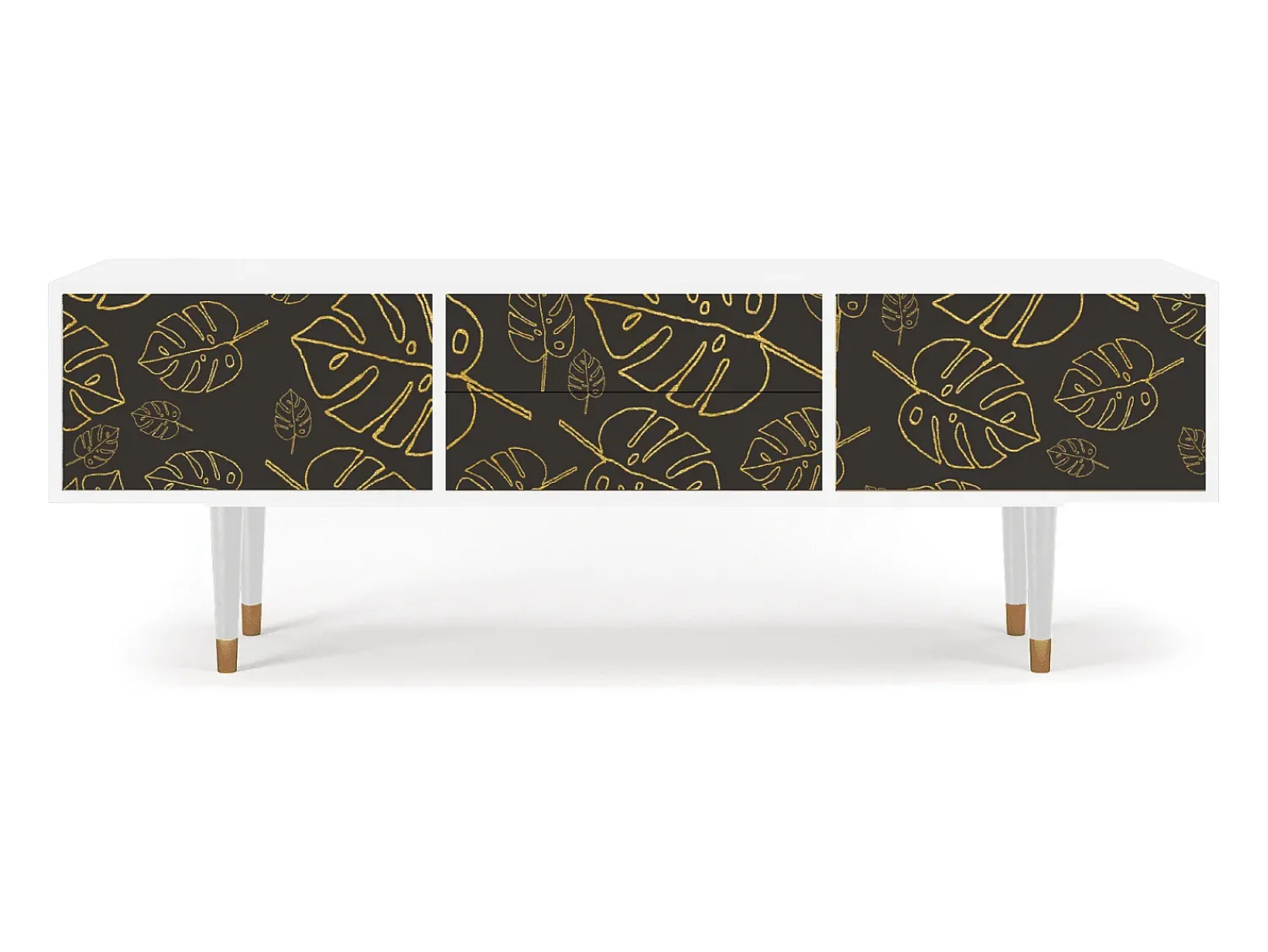 Online Mueble de TV - 170х59х48 cm - T4 - Fall Of The Leaves, Branco Bege