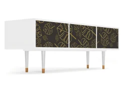 Online Mueble de TV - 170х59х48 cm - T4 - Fall Of The Leaves, Branco Bege