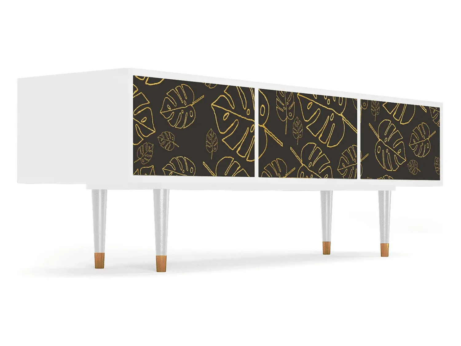 Online Mueble de TV - 170х59х48 cm - T4 - Fall Of The Leaves, Branco Bege