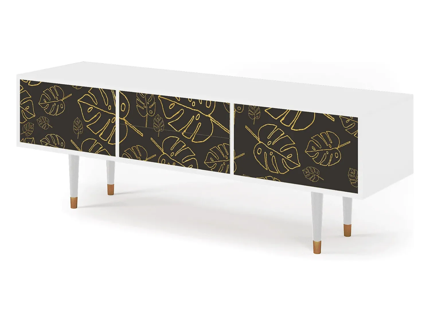 Online Mueble de TV - 170х59х48 cm - T4 - Fall Of The Leaves, Branco Bege