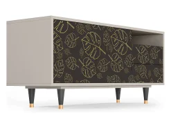 Sale Mueble de TV - 125х56х41 cm - T7 - Fall Of The Leaves, Areia Bege