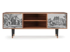 Mueble de TV - 170х69х48 cm - T2 - Farms in a Village, Nogueira^ Móvel De Tv