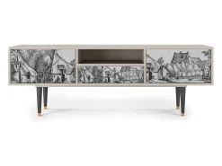 Sale Mueble de TV - 170х59х41 cm - T6 - Farms in a Village, Areia Bege