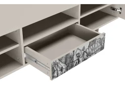 Sale Mueble de TV - 170х59х41 cm - T6 - Farms in a Village, Areia Bege