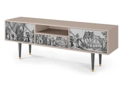 Sale Mueble de TV - 170х59х41 cm - T6 - Farms in a Village, Areia Bege