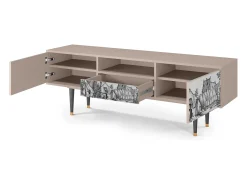 Móvel De Tv* Mueble de TV - 170х59х41 cm - T6 - Farms in a Village, Latte Bege