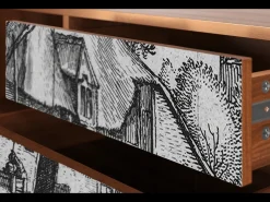 Mueble de TV - 170х59х48 cm - T4 - Farms in a Village, Nogueira^ Móvel De Tv