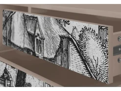 Móvel De Tv* Mueble de TV - 170х59х48 cm - T4 - Farms in a Village, Latte Bege