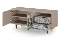 Mueble de TV - 125х56х41 cm - T7 - Farms in a Village, Latte^ Móvel De Tv