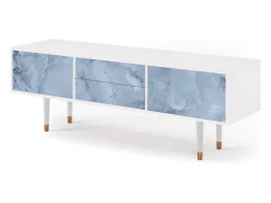 Online Mueble de TV - 170х59х48 cm - T4 - Feather Ice, Branco Bege