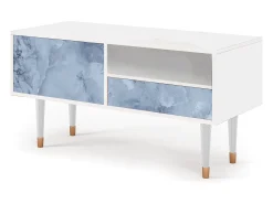 Best Mueble de TV - 115х59х48 cm - T3 - Feather Ice, Branco Bege