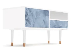 Best Mueble de TV - 115х59х48 cm - T3 - Feather Ice, Branco Bege