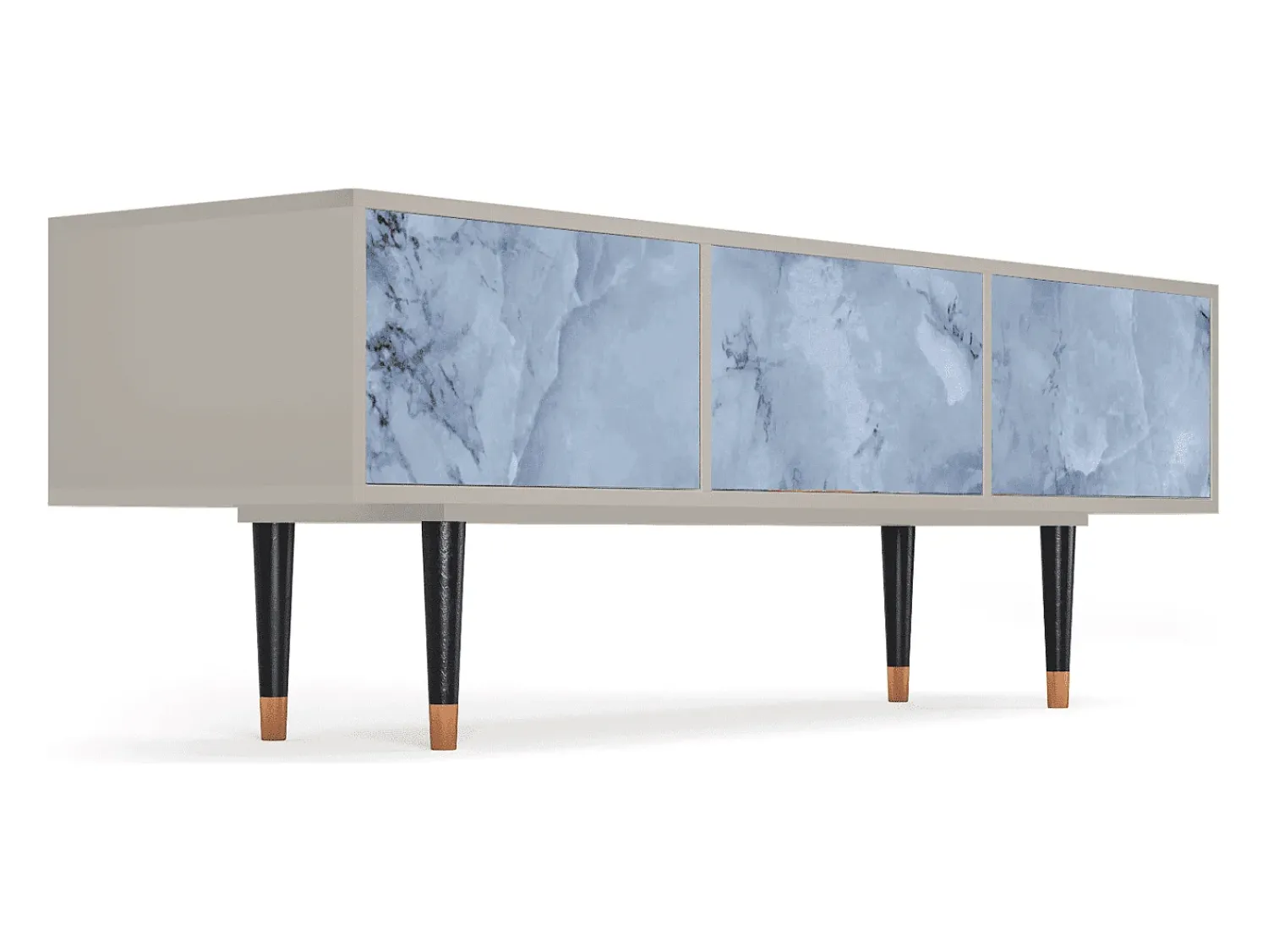 Mueble de TV - 170х59х48 cm - T4 - Feather Ice, Areia^ Móvel De Tv