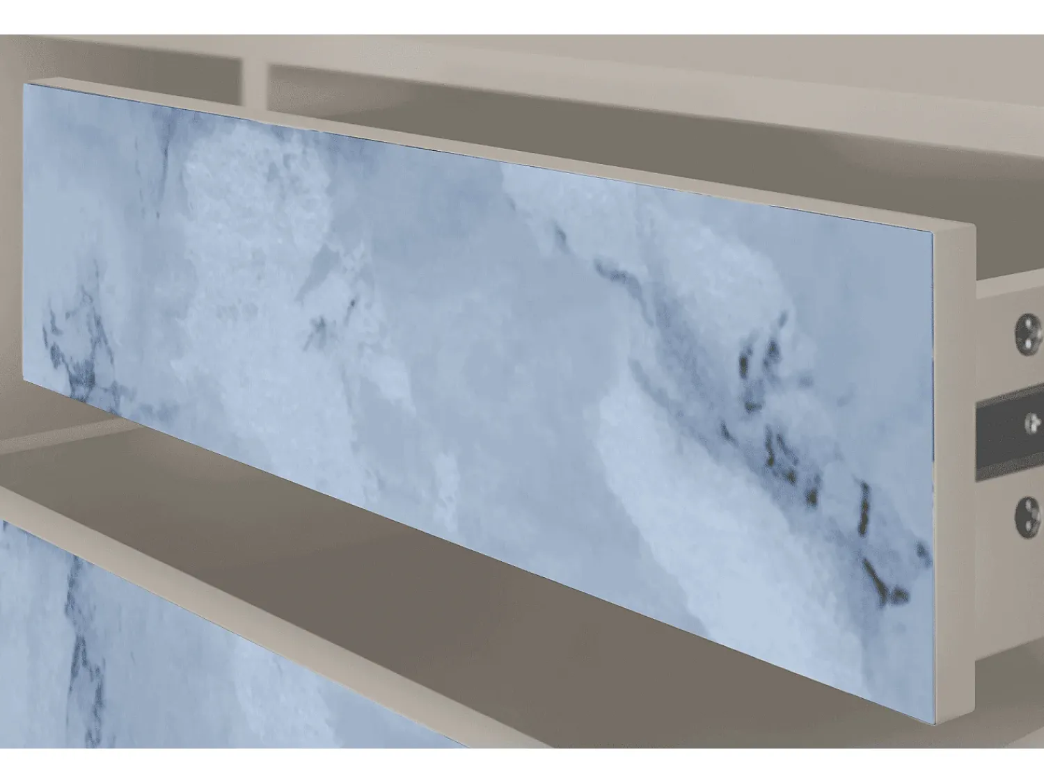 Mueble de TV - 170х59х48 cm - T4 - Feather Ice, Areia^ Móvel De Tv