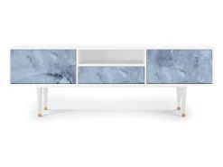 Mueble de TV - 170х59х41 cm - T6 - Feather Ice, Branco^ Móvel De Tv