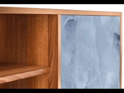 Móvel De Tv* Mueble de TV - 170х69х48 cm - T2 - Feather Ice, Nogueira Castanho