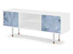 Móvel De Tv* Mueble de TV - 170х69х48 cm - T2 - Feather Ice, Branco Bege