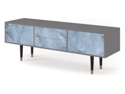 Mueble de TV - 170х59х48 cm - T4 - Feather Ice, Cinza^ Móvel De Tv