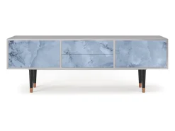 Mueble de TV - 170х59х48 cm - T4 - Feather Ice, Cinza^ Móvel De Tv