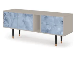 Móvel De Tv| Mueble de TV - 170х69х48 cm - T1 - Feather Ice, Areia Bege