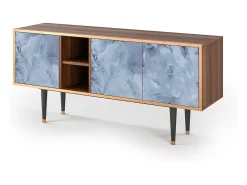 Outlet Mueble de TV - 150х69х41 cm - T5 - Feather Ice, Nogueira Castanho