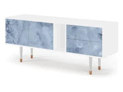 Mueble de TV - 170х69х48 cm - T1 - Feather Ice, Branco^ Móvel De Tv