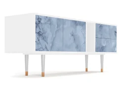 Mueble de TV - 170х69х48 cm - T1 - Feather Ice, Branco^ Móvel De Tv