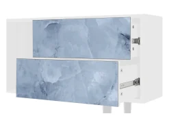 Mueble de TV - 170х69х48 cm - T1 - Feather Ice, Branco^ Móvel De Tv