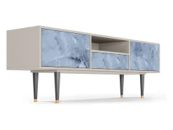 Móvel De Tv* Mueble de TV - 170х59х41 cm - T6 - Feather Ice, Areia Bege