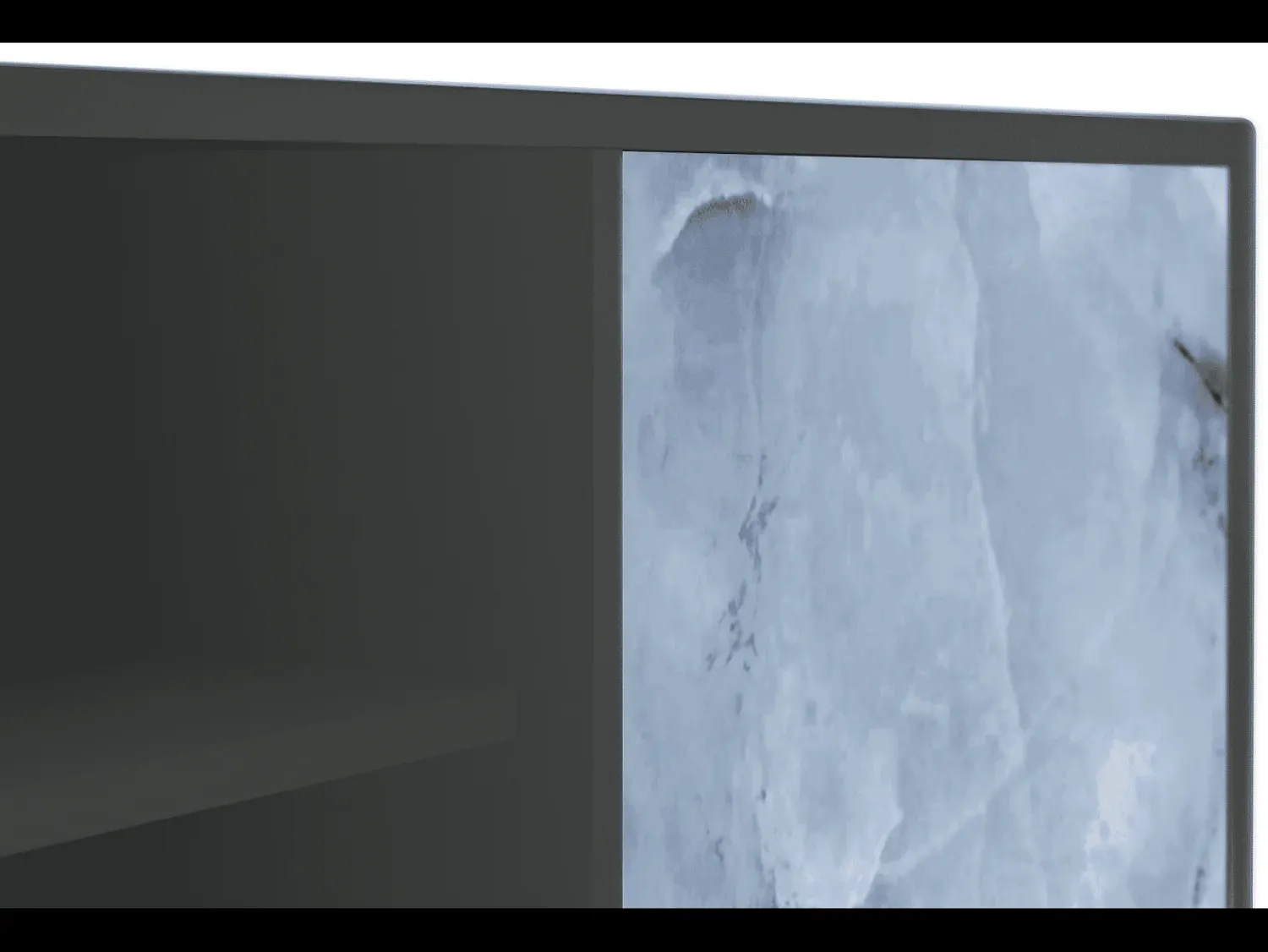 Móvel De Tv| Mueble de TV - 170х69х48 cm - T2 - Feather Ice, Antracite Cinza antracite