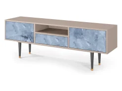Móvel De Tv| Mueble de TV - 170х59х41 cm - T6 - Feather Ice, Latte Bege