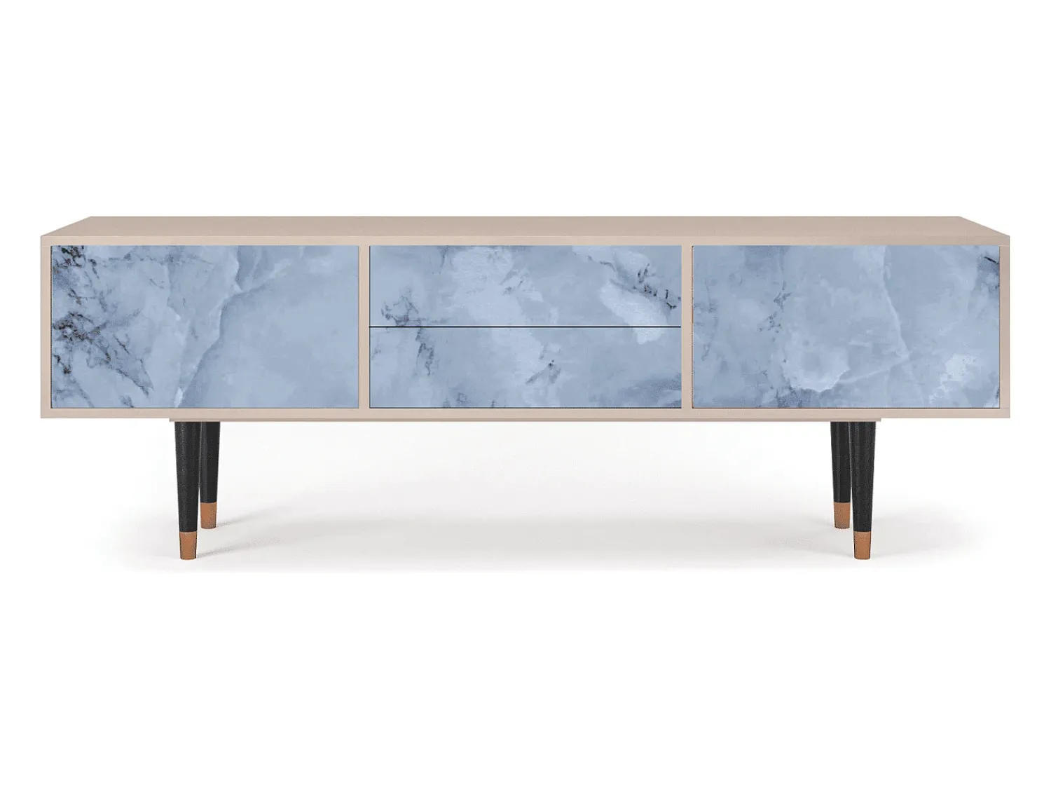 Mueble de TV - 170х59х48 cm - T4 - Feather Ice, Latte^ Móvel De Tv