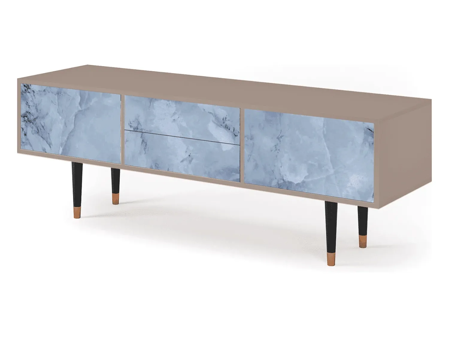 Mueble de TV - 170х59х48 cm - T4 - Feather Ice, Latte^ Móvel De Tv