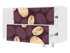 Mueble de TV - 170х69х48 cm - T1 - Fine Wine, Branco^ Móvel De Tv