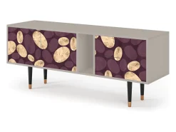 Móvel De Tv* Mueble de TV - 170х69х48 cm - T1 - Fine Wine, Areia Bege