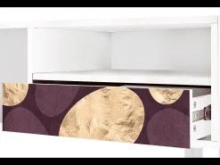 Clearance Mueble de TV - 115х59х48 cm - T3 - Fine Wine, Branco Bege
