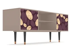 Móvel De Tv| Mueble de TV - 170х69х48 cm - T2 - Fine Wine, Latte Bege