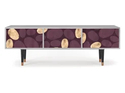 Mueble de TV - 170х59х48 cm - T4 - Fine Wine, Cinza^ Móvel De Tv