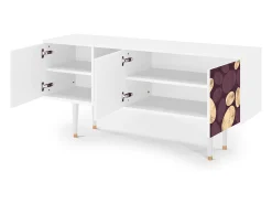 Móvel De Tv| Mueble de TV - 150х69х41 cm - T5 - Fine Wine, Branco Bege