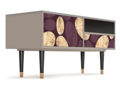 Móvel De Tv* Mueble de TV - 115х59х48 cm - T3 - Fine Wine, Areia Bege
