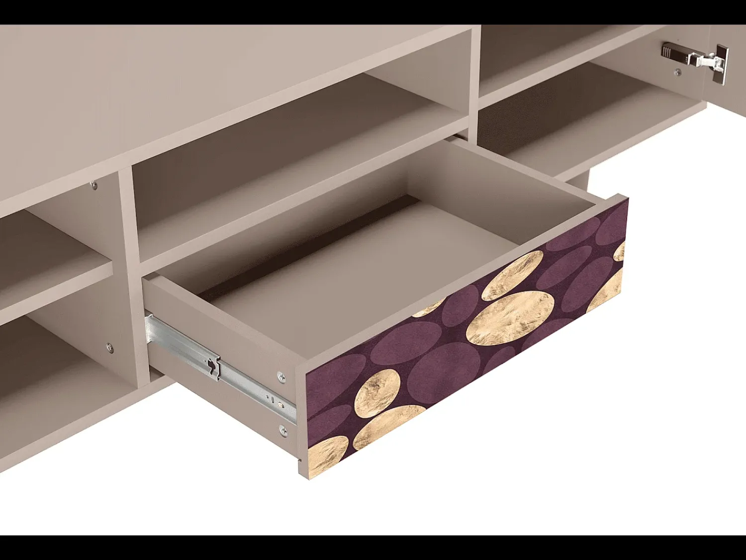Sale Mueble de TV - 170х59х41 cm - T6 - Fine Wine, Latte Bege
