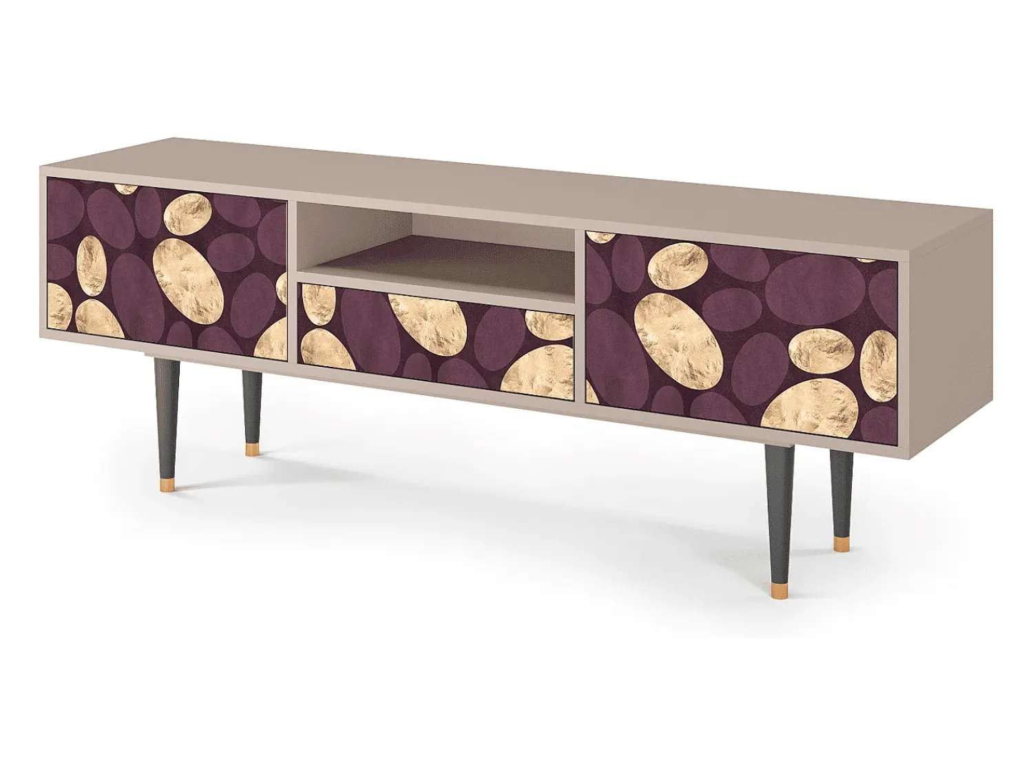 Sale Mueble de TV - 170х59х41 cm - T6 - Fine Wine, Latte Bege