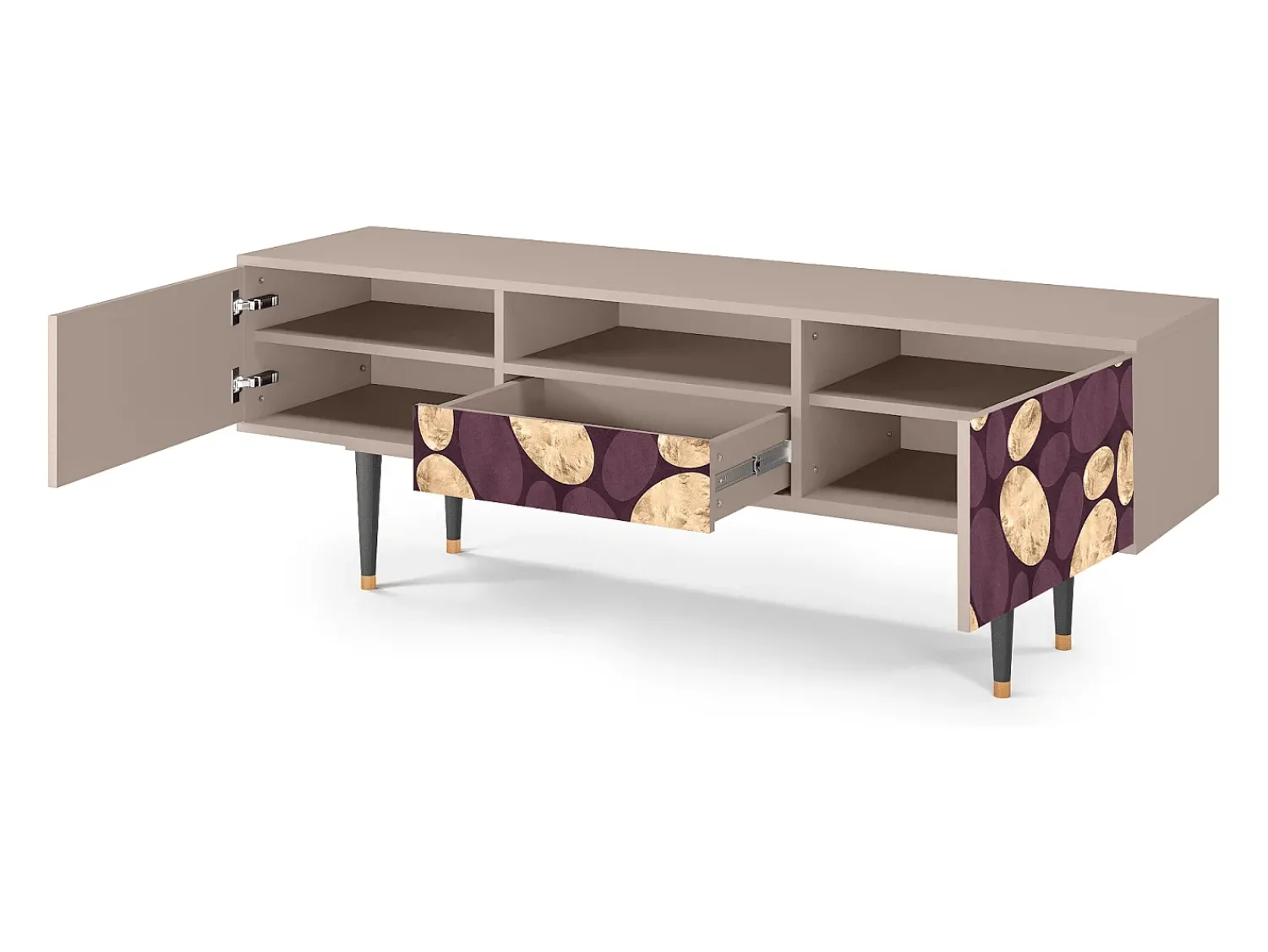 Sale Mueble de TV - 170х59х41 cm - T6 - Fine Wine, Latte Bege