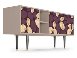 Best Mueble de TV - 150х69х41 cm - T5 - Fine Wine, Latte Bege
