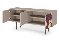 Best Mueble de TV - 150х69х41 cm - T5 - Fine Wine, Latte Bege