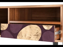Mueble de TV - 115х59х48 cm - T3 - Fine Wine, Nogueira^ Móvel De Tv