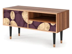 Mueble de TV - 115х59х48 cm - T3 - Fine Wine, Nogueira^ Móvel De Tv