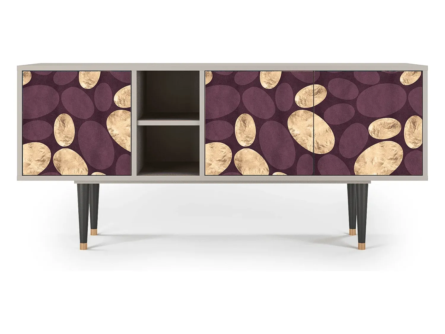 Hot Mueble de TV - 150х69х41 cm - T5 - Fine Wine, Areia Bege