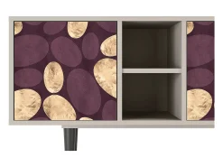 Hot Mueble de TV - 150х69х41 cm - T5 - Fine Wine, Areia Bege